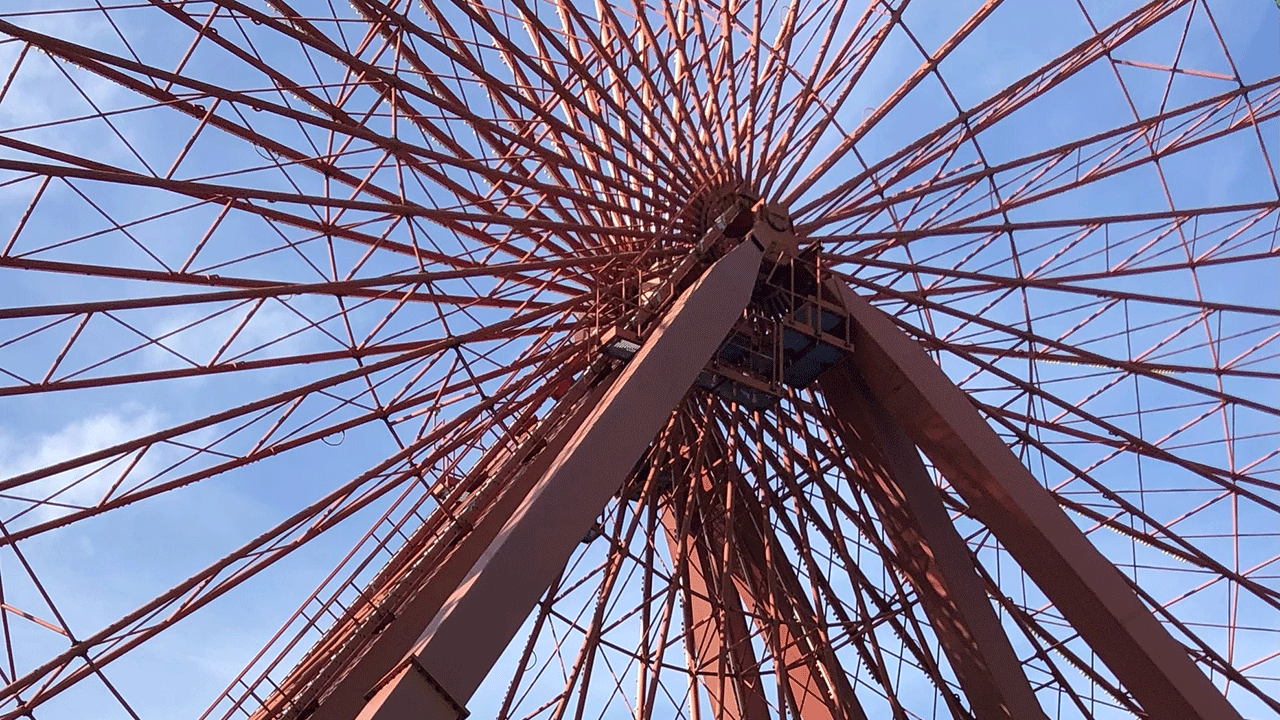 Ferris wheel in Spreepark Berlin